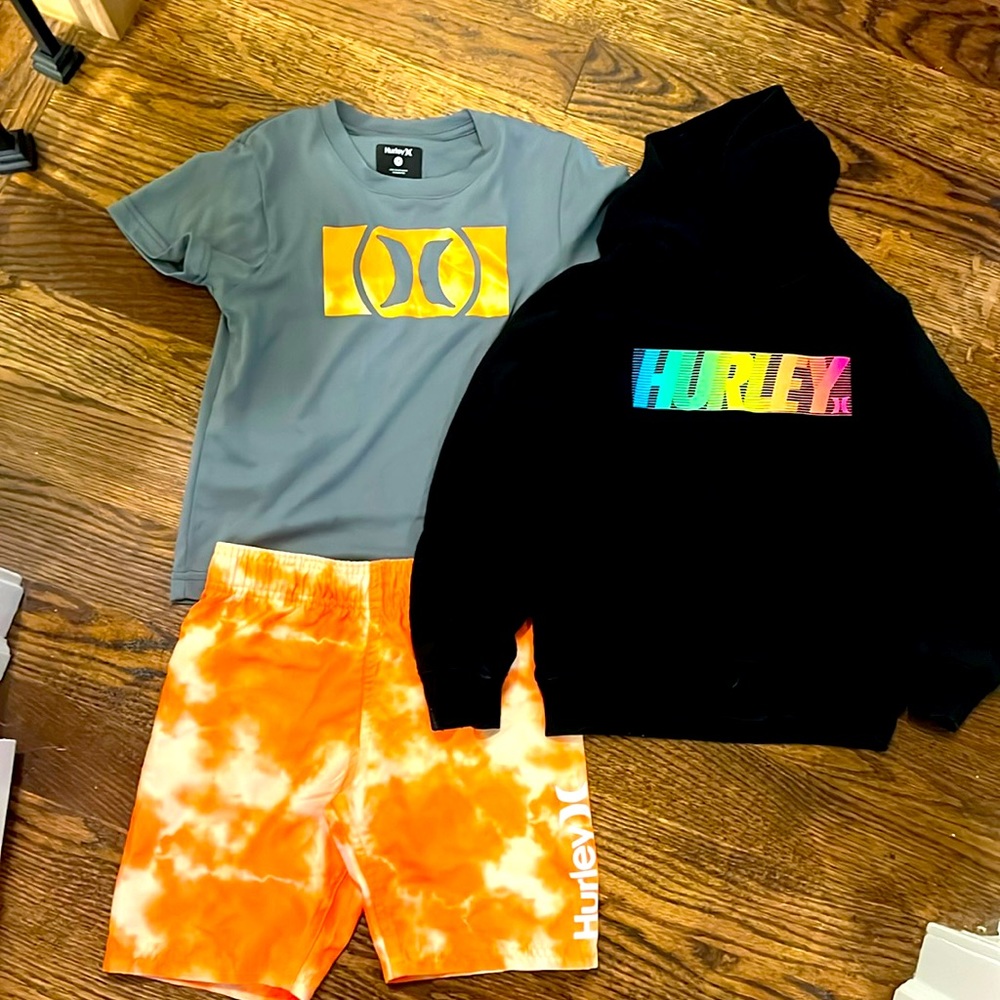 Hurley bundle boys sz 7!